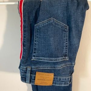 A pair of Lucky brand jeans lightly used.